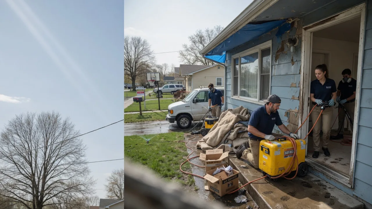 Basement Flood Cleanup in Blue Rapids, KS near me